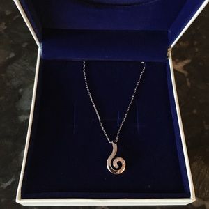 Miore white gold necklace