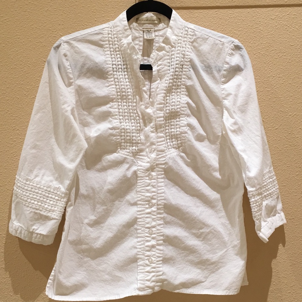 White Button Down Ecologie Top