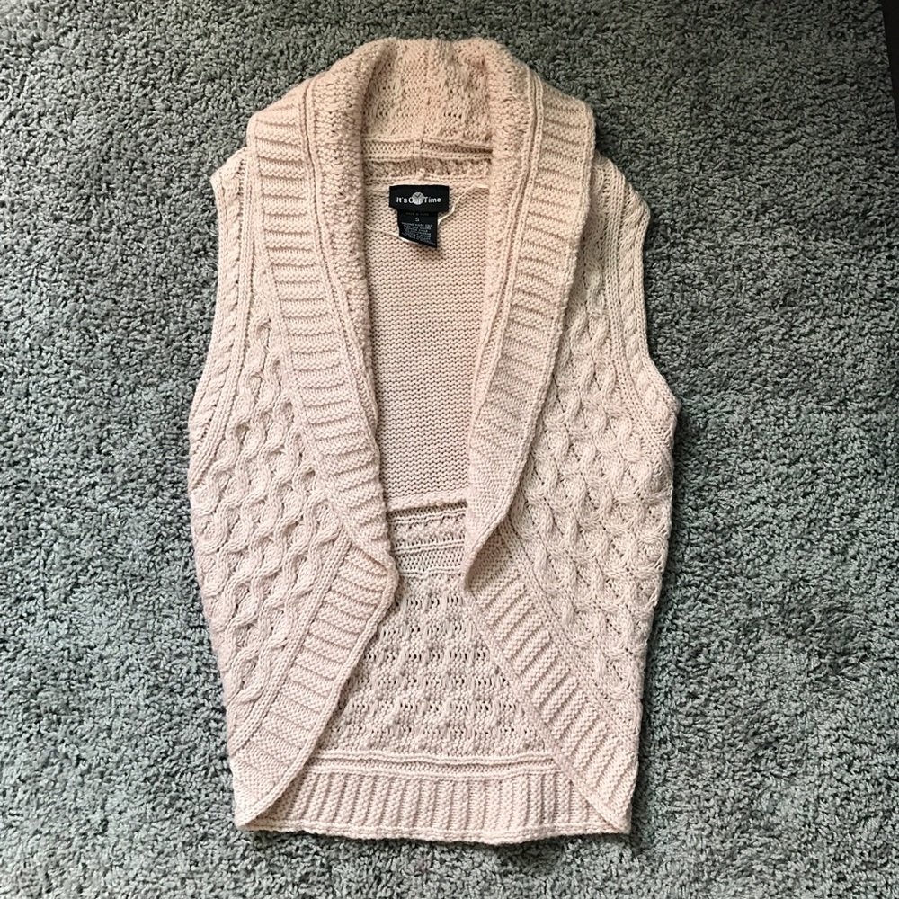 2 for $20 🌸 NWOT Light Pink Sweater Vest