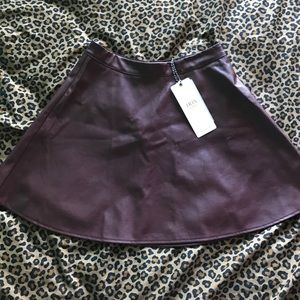 Leather skirt