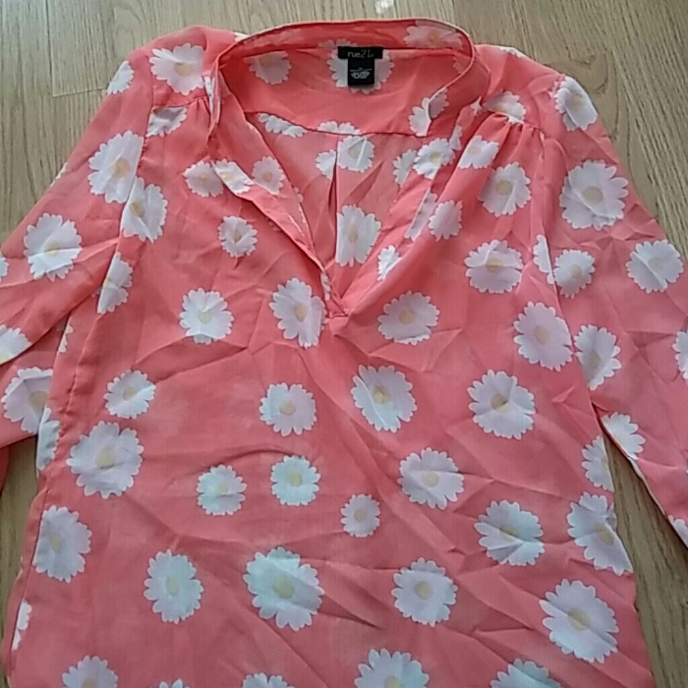 {Rue 21} chiffon shirt
