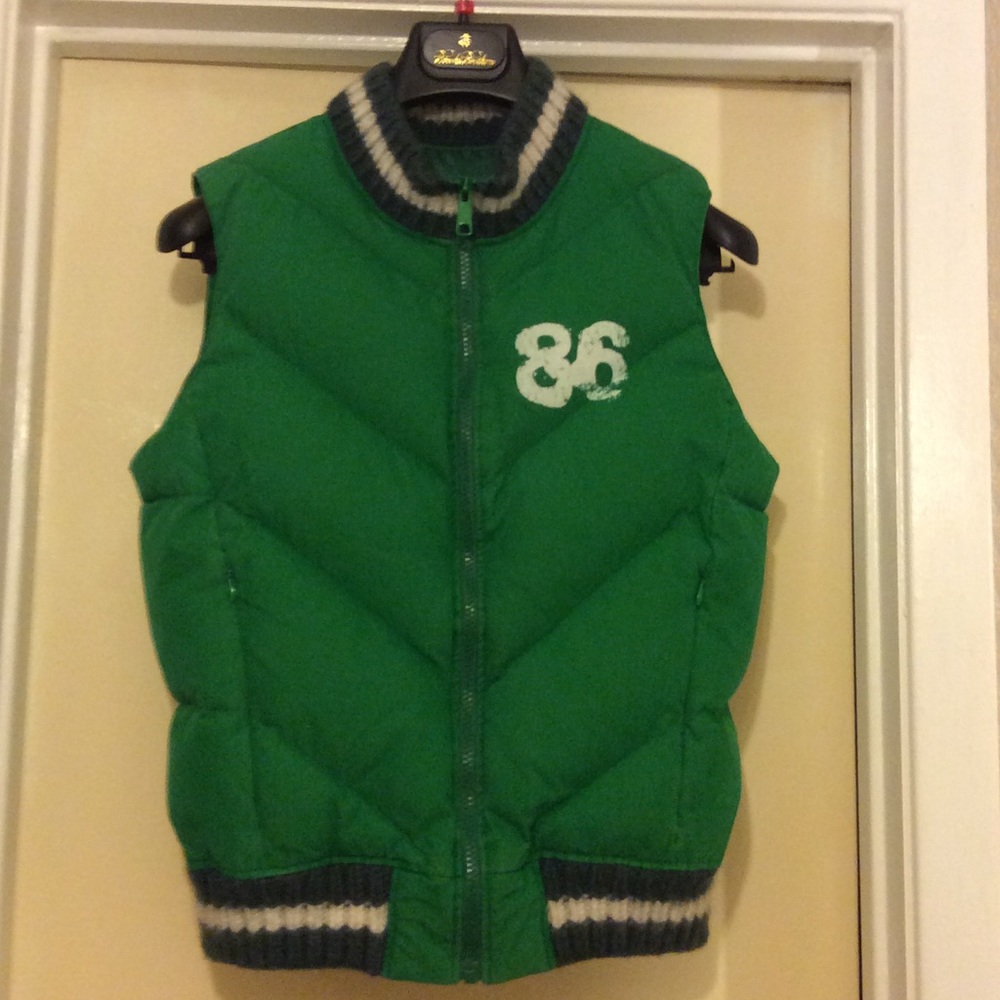 Vs pink down vest size small