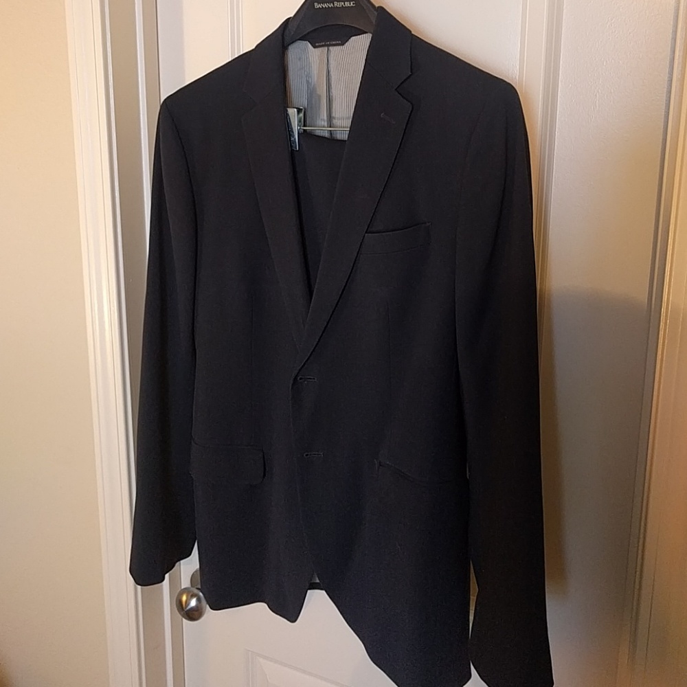 Banana Republic Navy Tailored Fit Suit