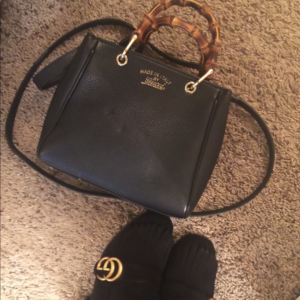 ❗️LAST PRICE❗️Gucci bamboo handle cross body bag