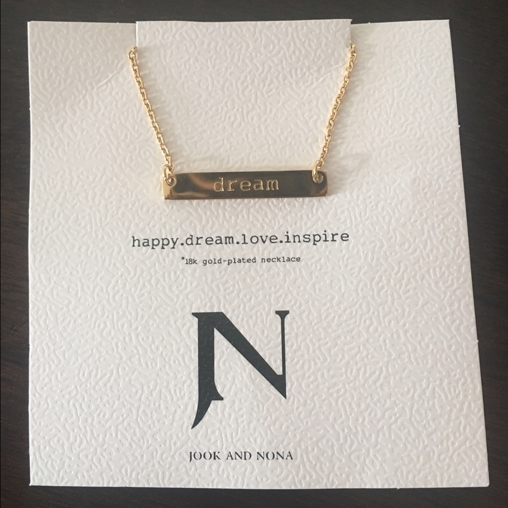 Jook & Nona tag necklace