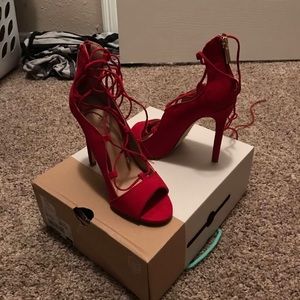 Call It Spring Red heel never worn
