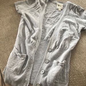 Short sleeve cardigan