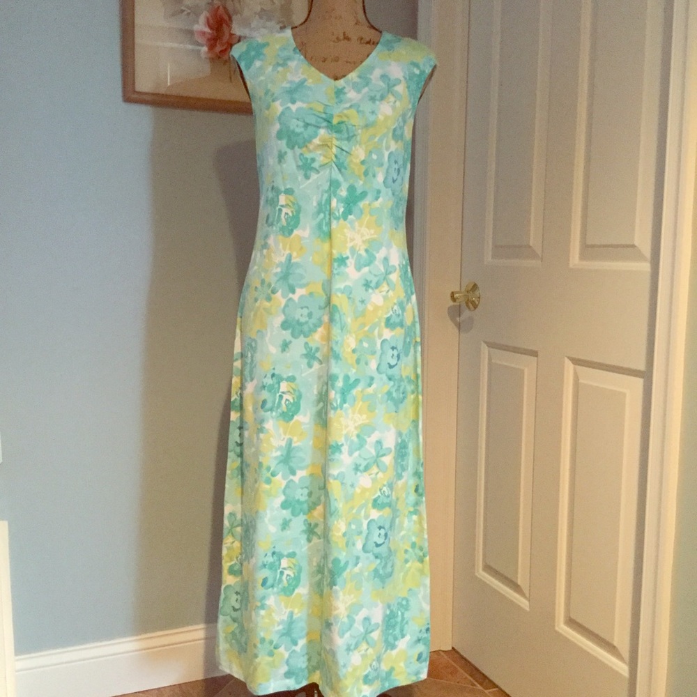 Denim & CO. floral maxi dress