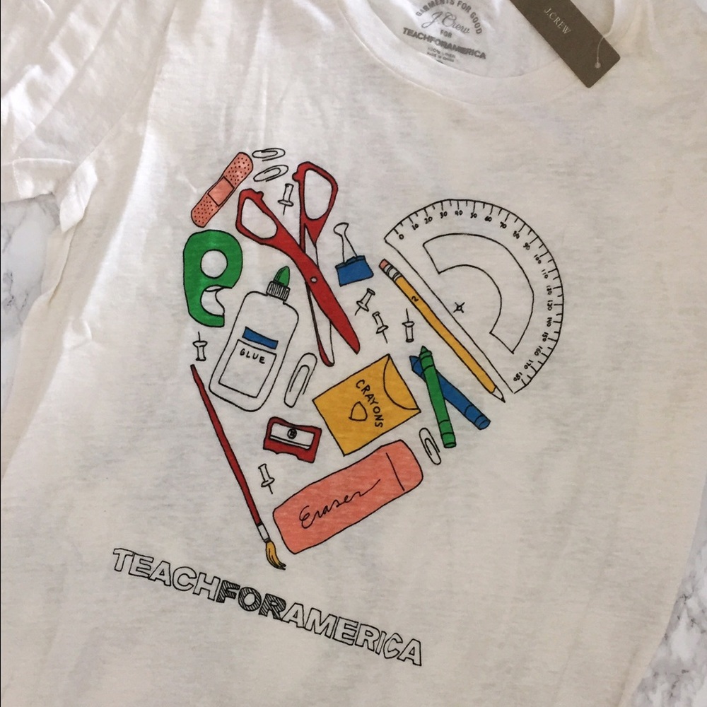 J. Crew Teach for America t-shirt