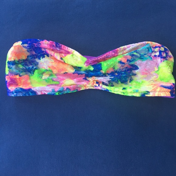 Multi colored wicked cute PINK bandeau - Picture 1 of 3