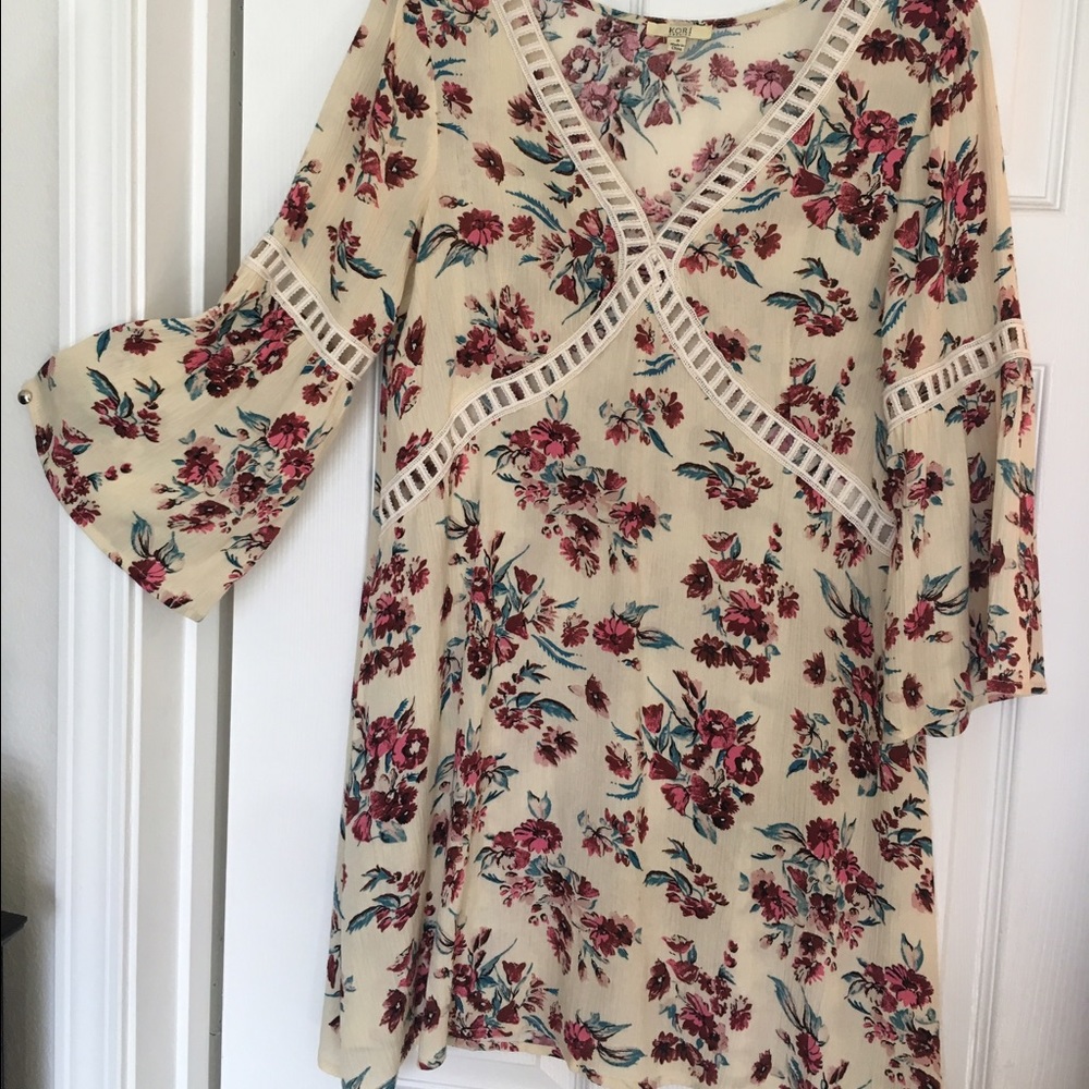 Floral spring Easter dress