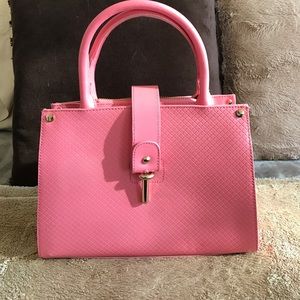 Structured Pink Mini Tote!