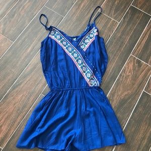 Blue romper