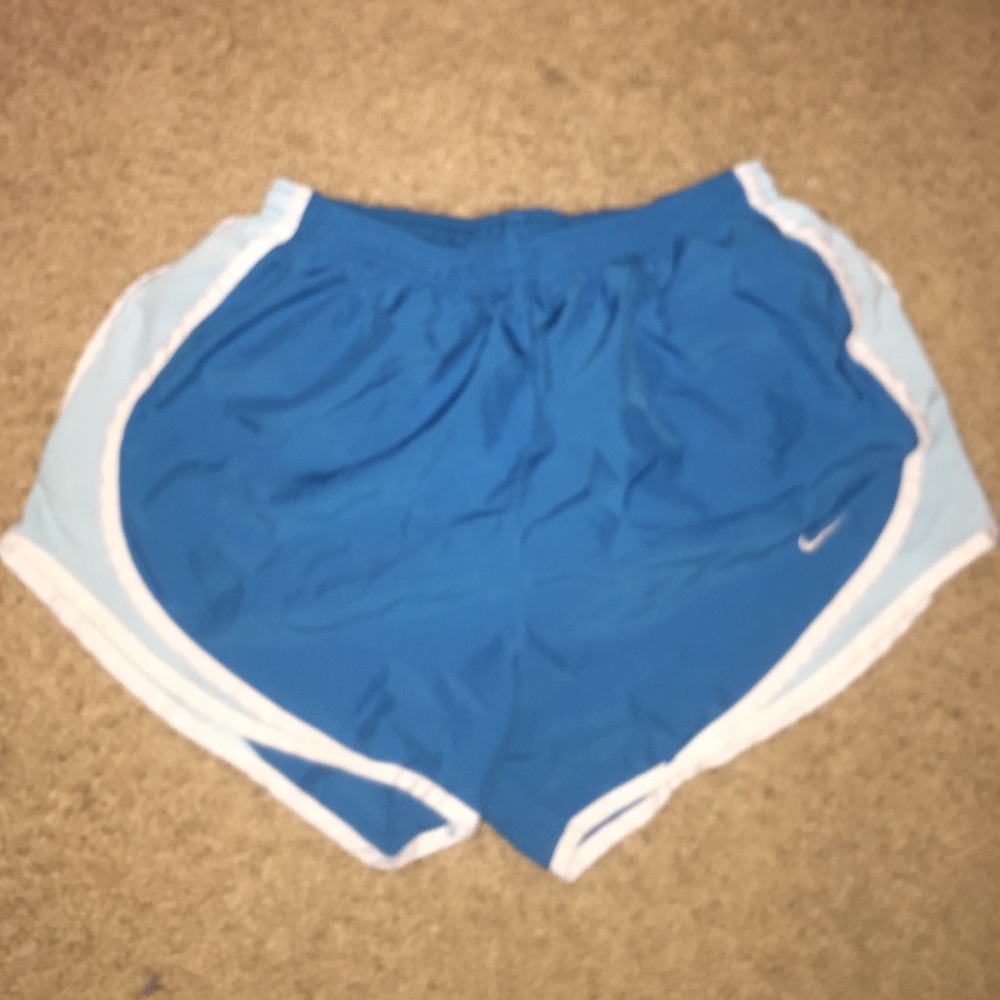 Blue nike running shorts size small