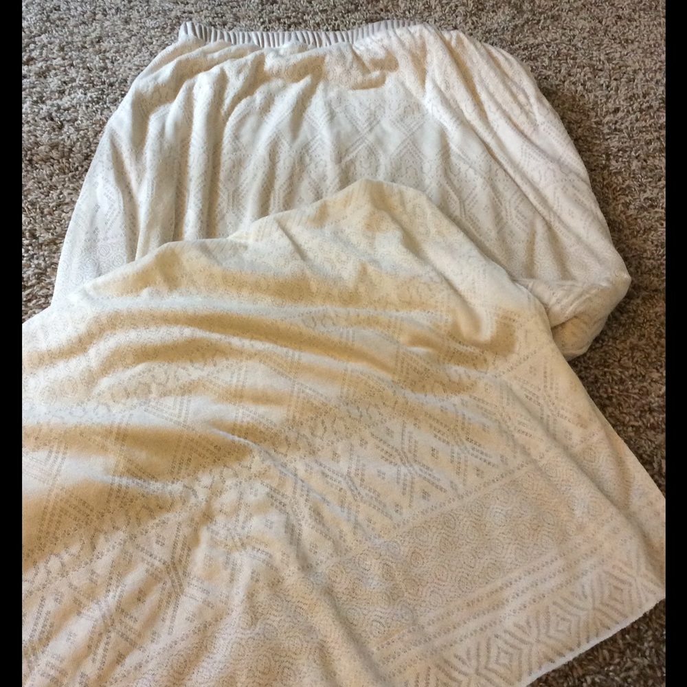 Cream Maxi Skirt