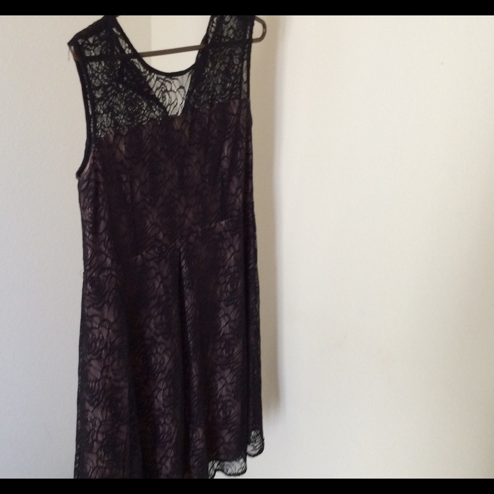Rosette Lace Fit & Flare