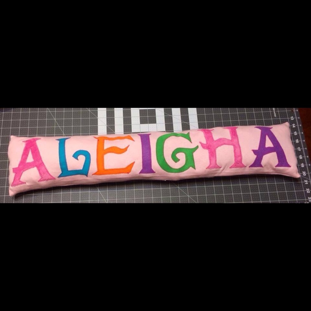 Rainbow name pillows! 😊❤️