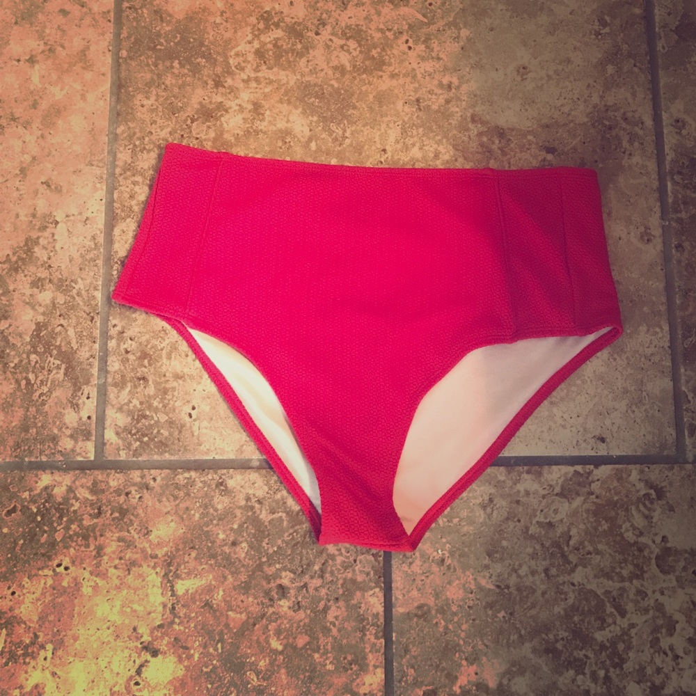 Asos High Waisted Bikini Bottoms-NWOT size L
