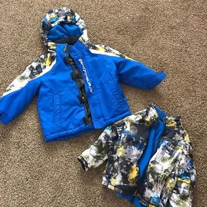 Winter jacket royal blue size 4