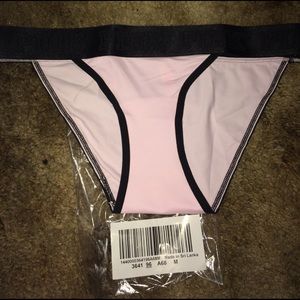 Vs pink Logo Bikini Pink About It Shine. M NWOT