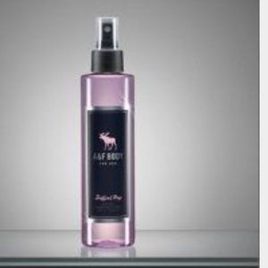 In search of Trafford Prep body mist from A&F