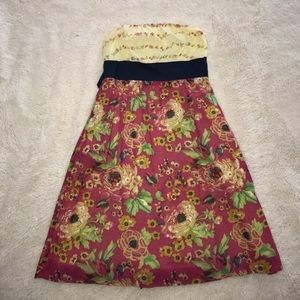 Anthropology strapless sundress