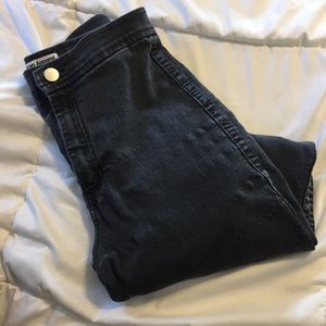 American apparel black easy jean