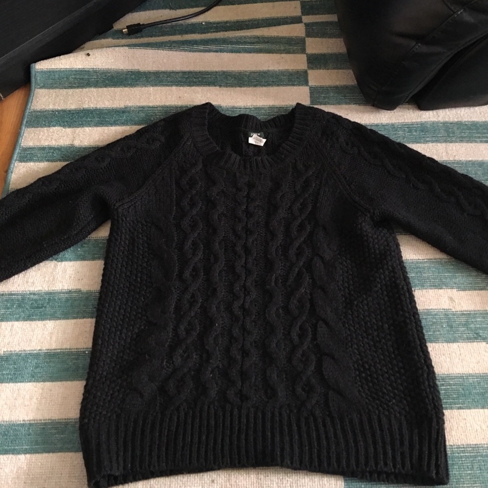 JCrew fisherman sweater
