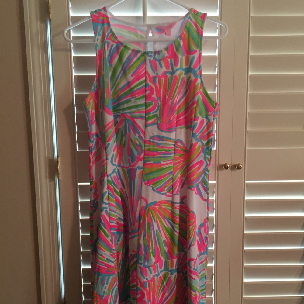 Lilly pulitzer resort white shellabrate dress NWT
