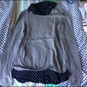 Sweater/shirt combo