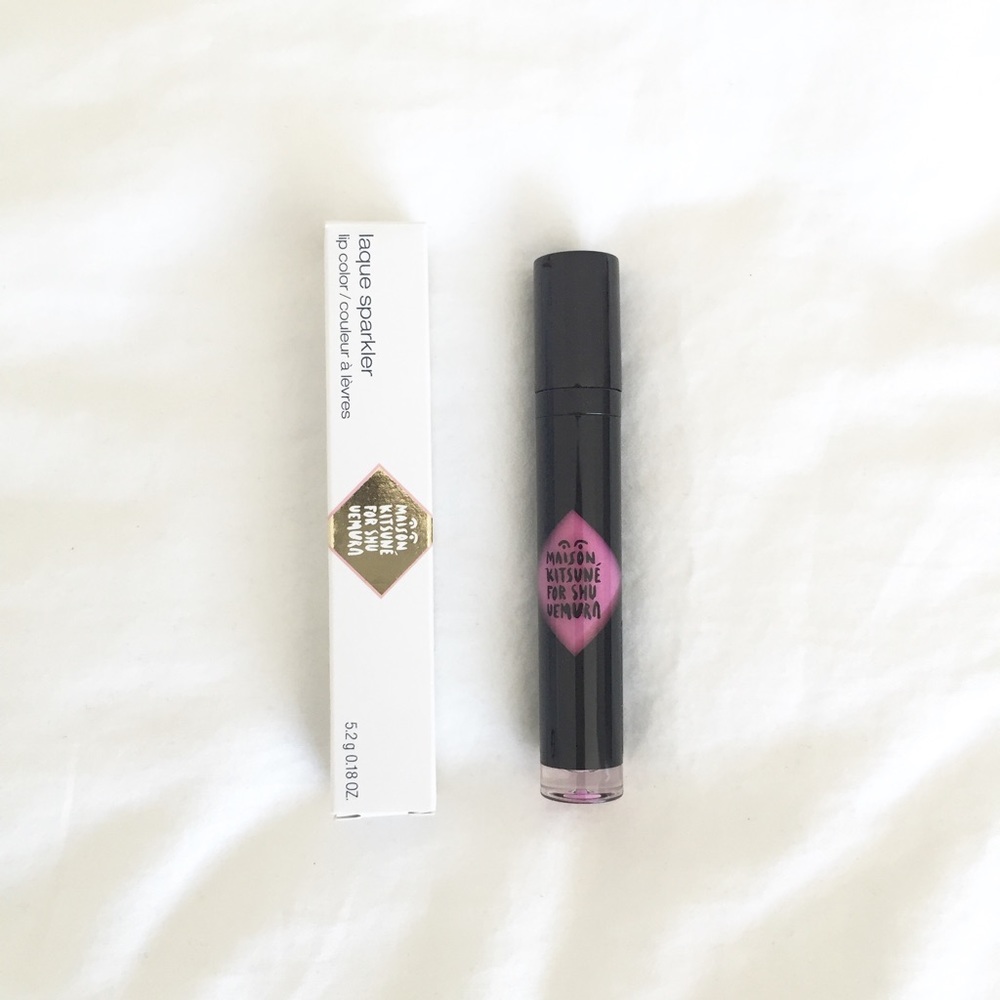 Maison Kitsune Shu Uemura Laque Sparkler Lip Color