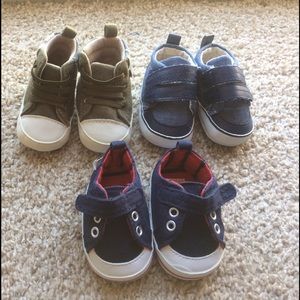 3 Pairs of Newborn Shoes