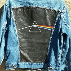 Handpainted Denim Levis jacket