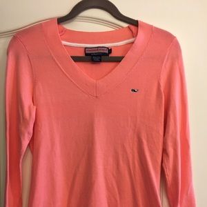 Vineyard Vines Coral Sweater Top