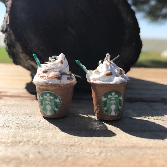 Bundle of three Starbucks handmade earrings - Picture 6 of 6