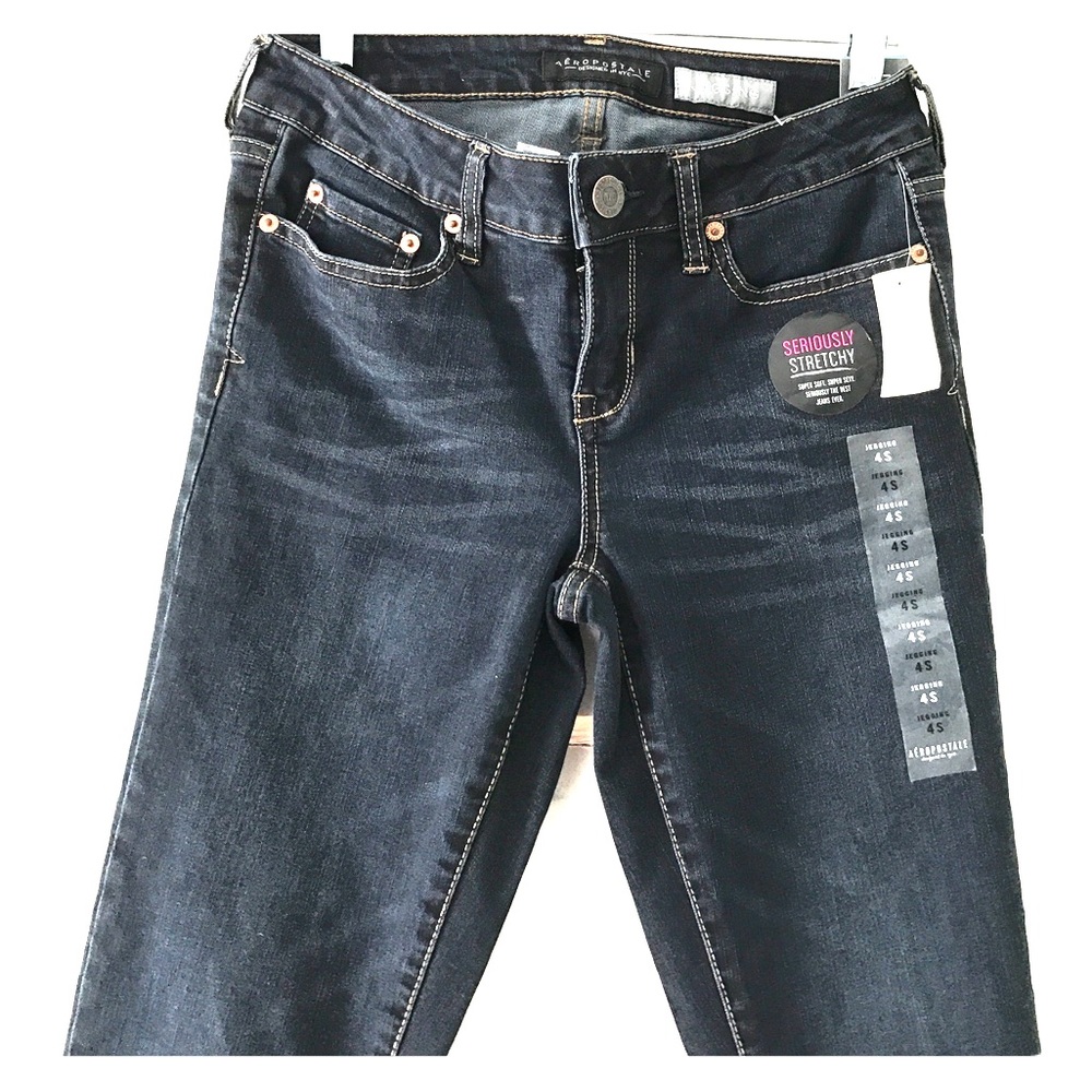 Aéropastale Low-rise, Dark Wash Skinny Jegging