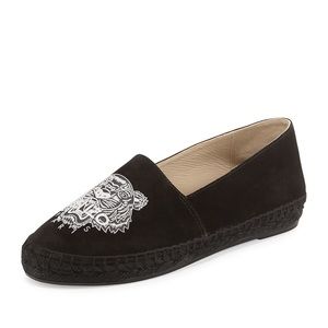Black Kenzo Canvas Espadrilles