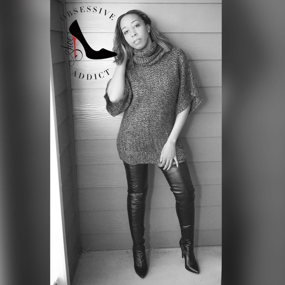 🆕Black Thigh High Boot - Picture 2 of 3