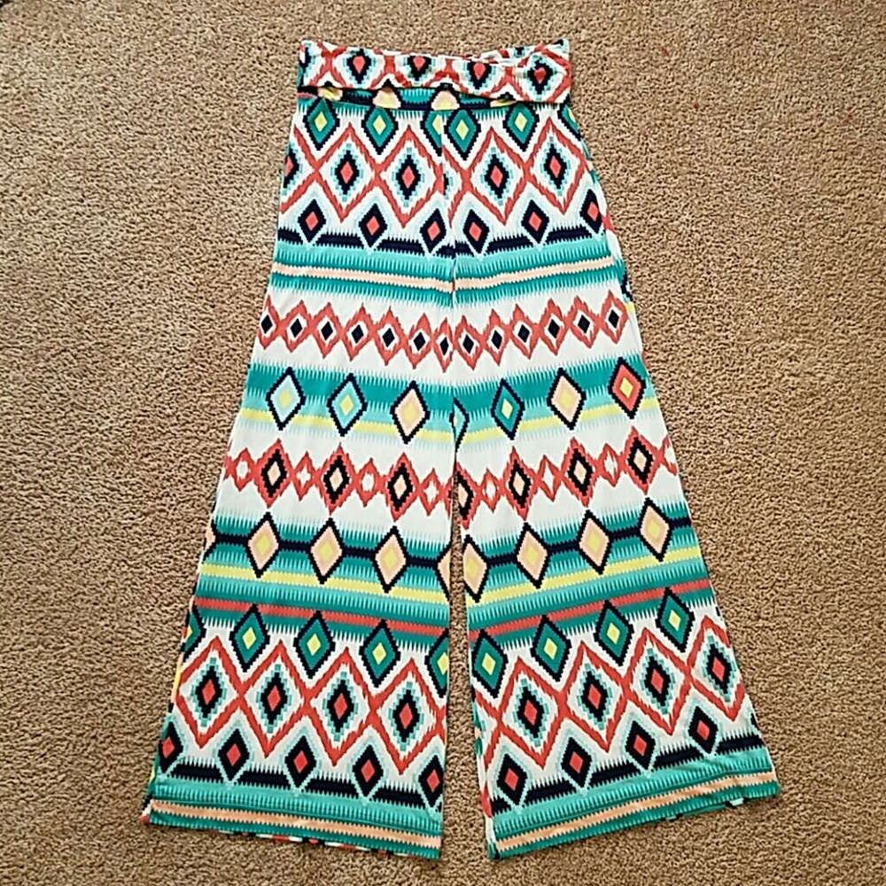 2B Together Colorful Palazzo Pants