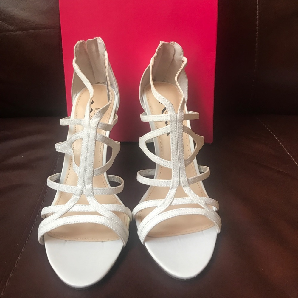 Brand new white shoes perfect for wedding
