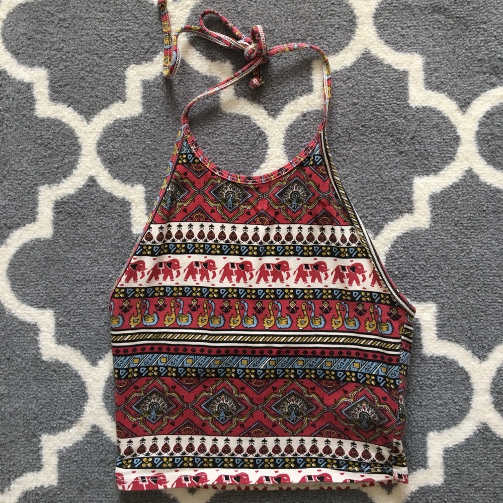 🕶Urban Outfitters🕶 Elephant Halter Crop Top