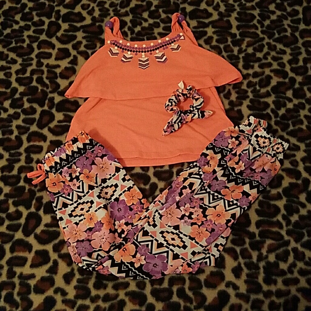 Aztec/flower outfit