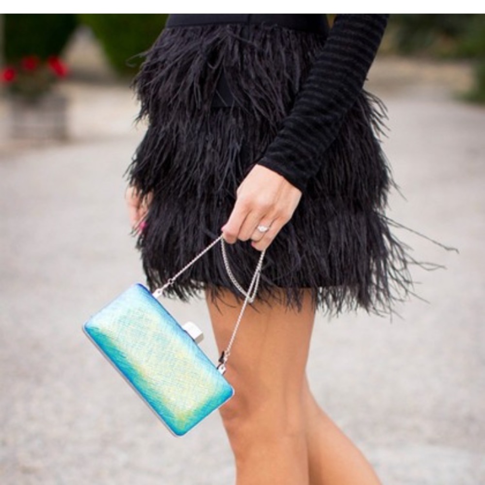 Cynthia Rowley Ostrich Feather Skirt