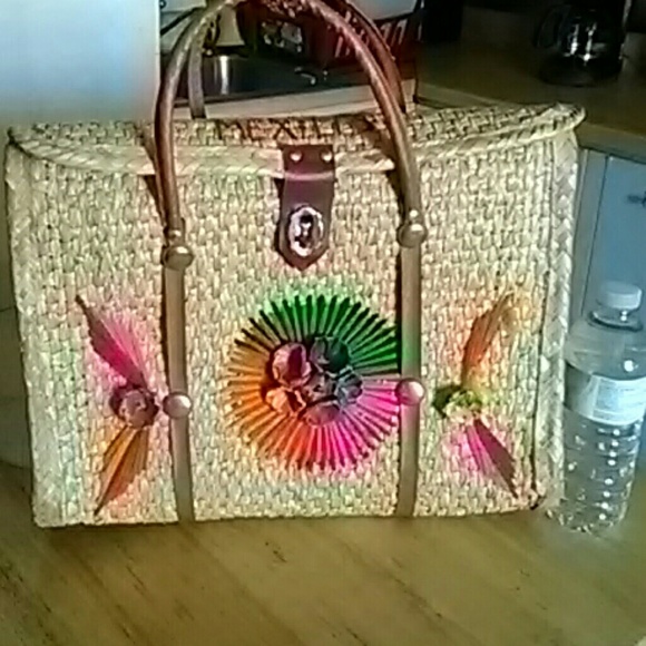 Cute summer wicker bag!! Take me on Vacation !!! - Picture 1 of 1
