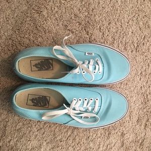 Blue vans authentic