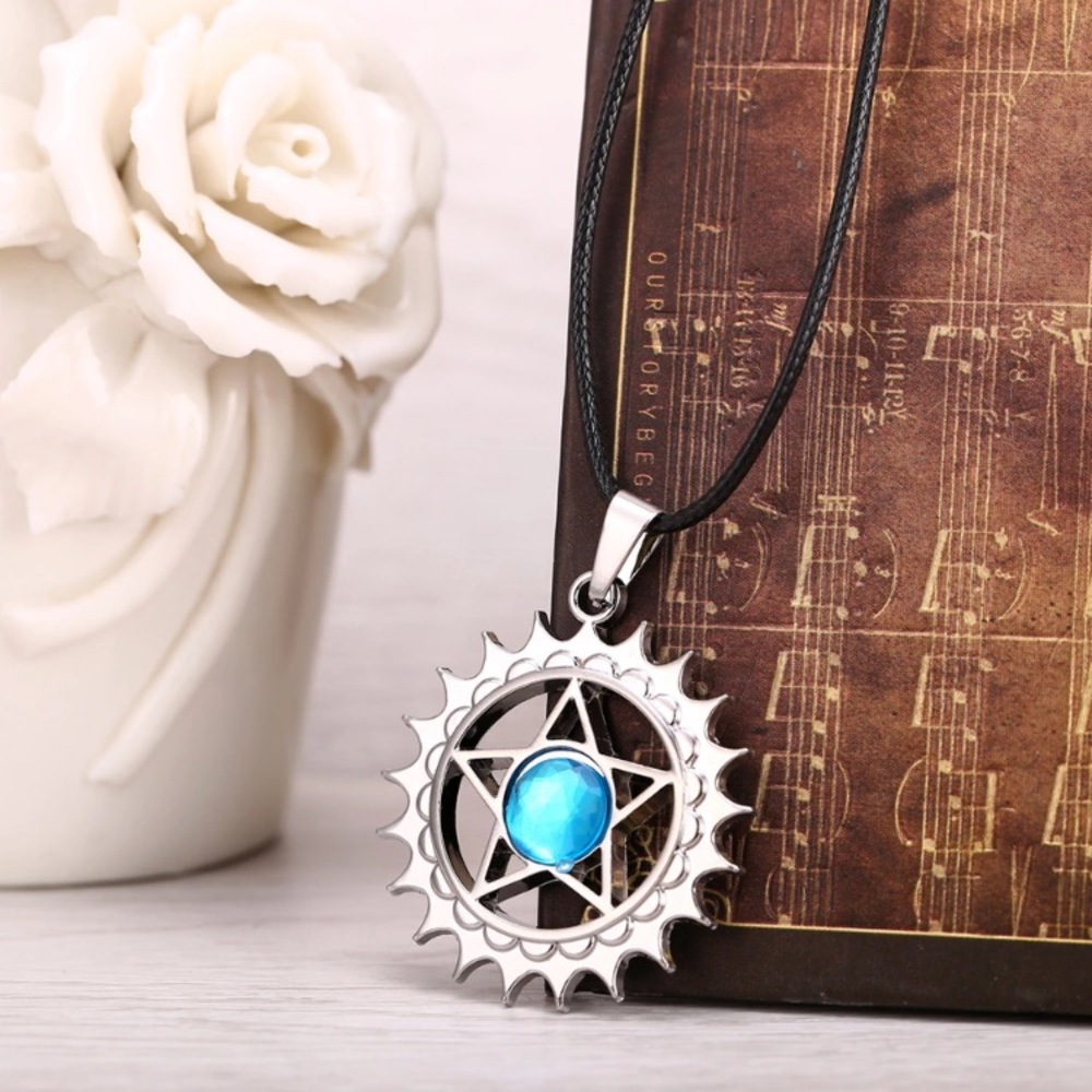 Kuroshitsuji Black Butler Anime Sapphire Necklace