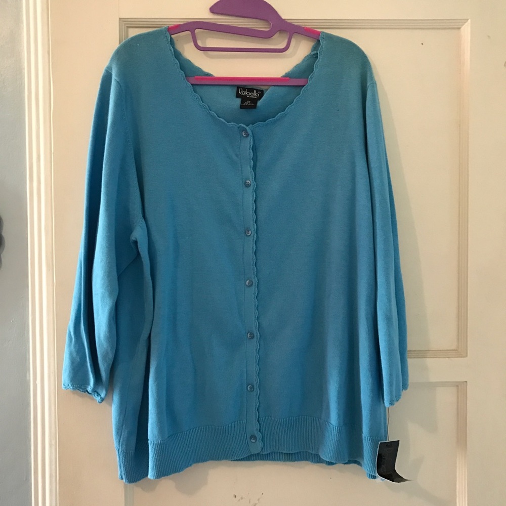 Blue Scallop Sweater