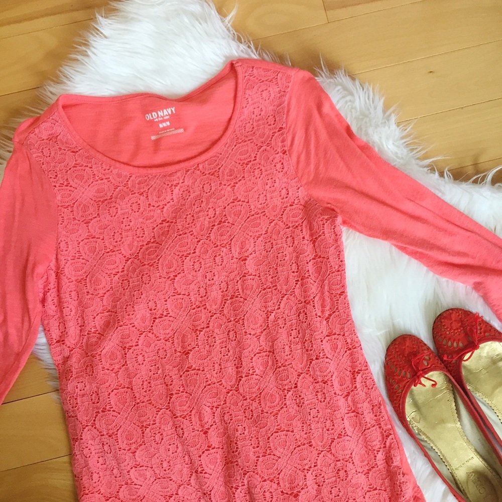 Old Navy Top with Lace Details