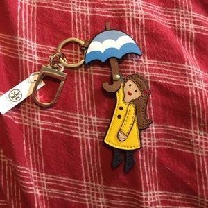 Tory Burch Rain Girl Key Fob