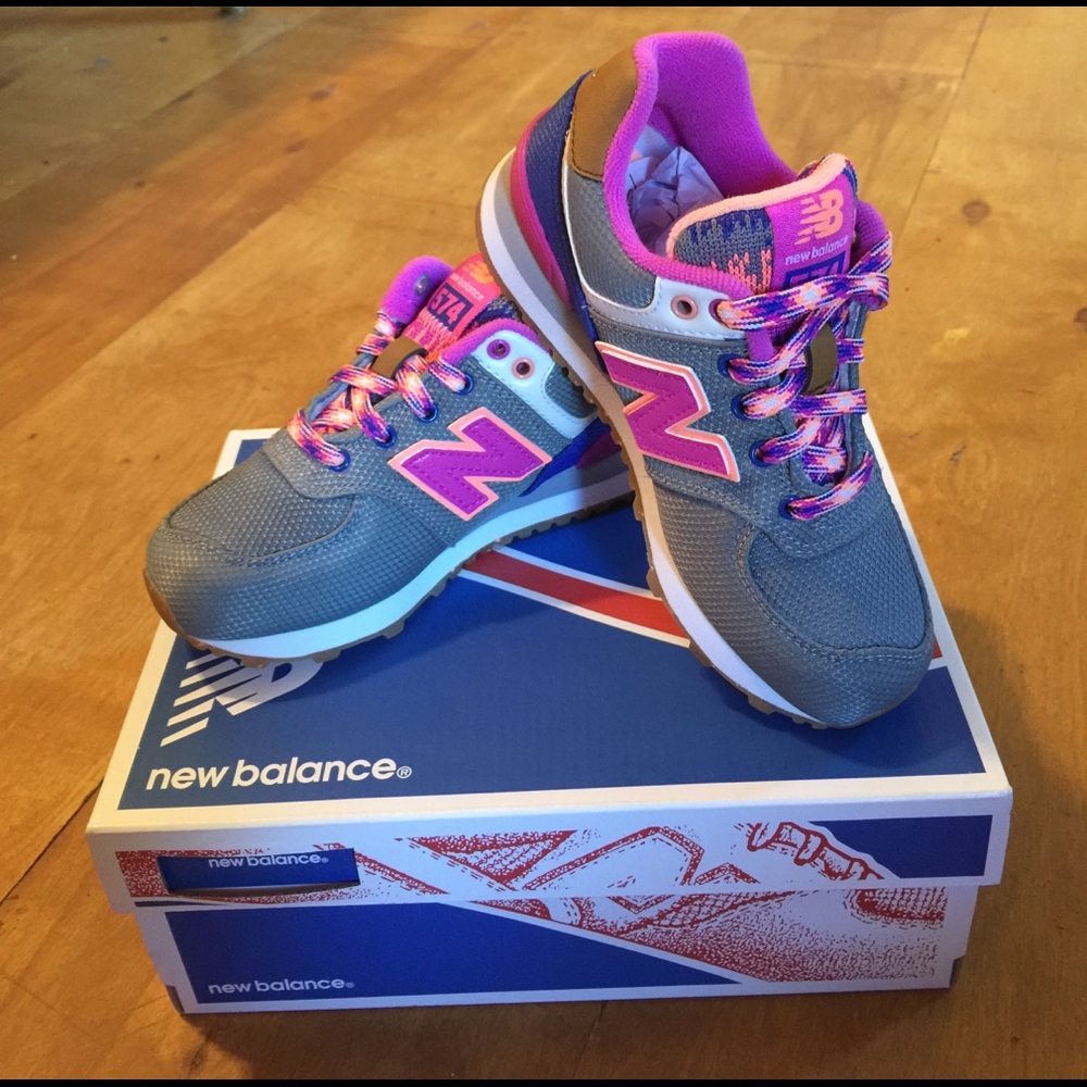 BRAND-NEW purple and gray New Balance sneakers